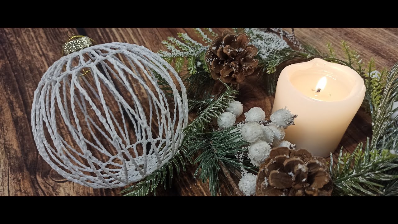 Новогодний ШАР крючком / Christmas BALL crochet