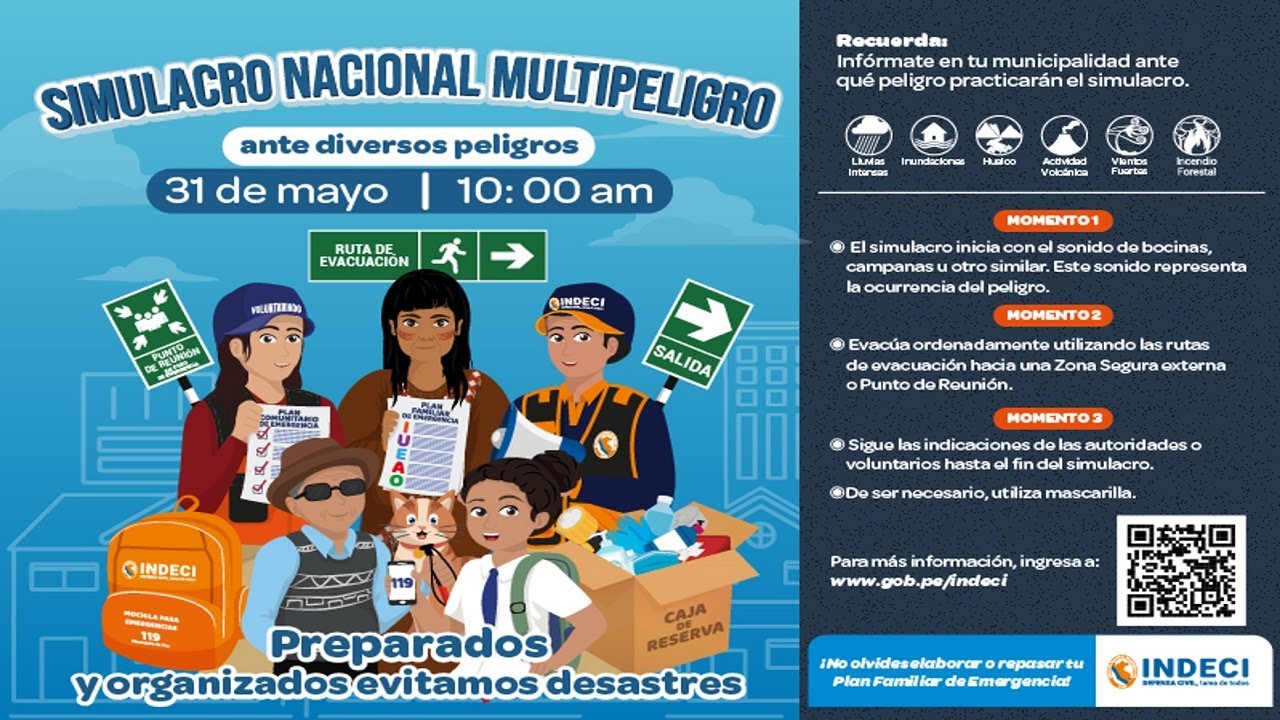 ORGANIZACIÓN DEL SIMULACRO NACIONAL MULTIPELIGRO