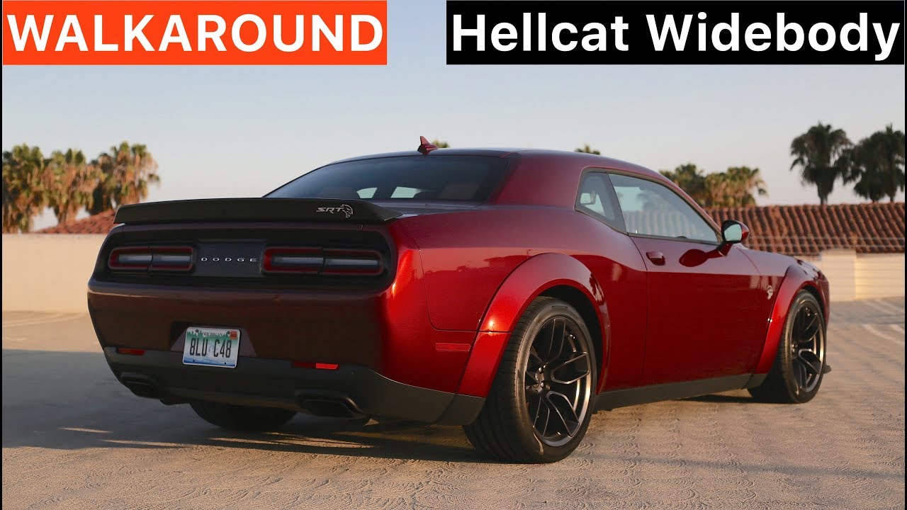 Dodge Challenger SRT Hellcat Widebody Walkaround + Exhaust (No Talking)(ASMR)