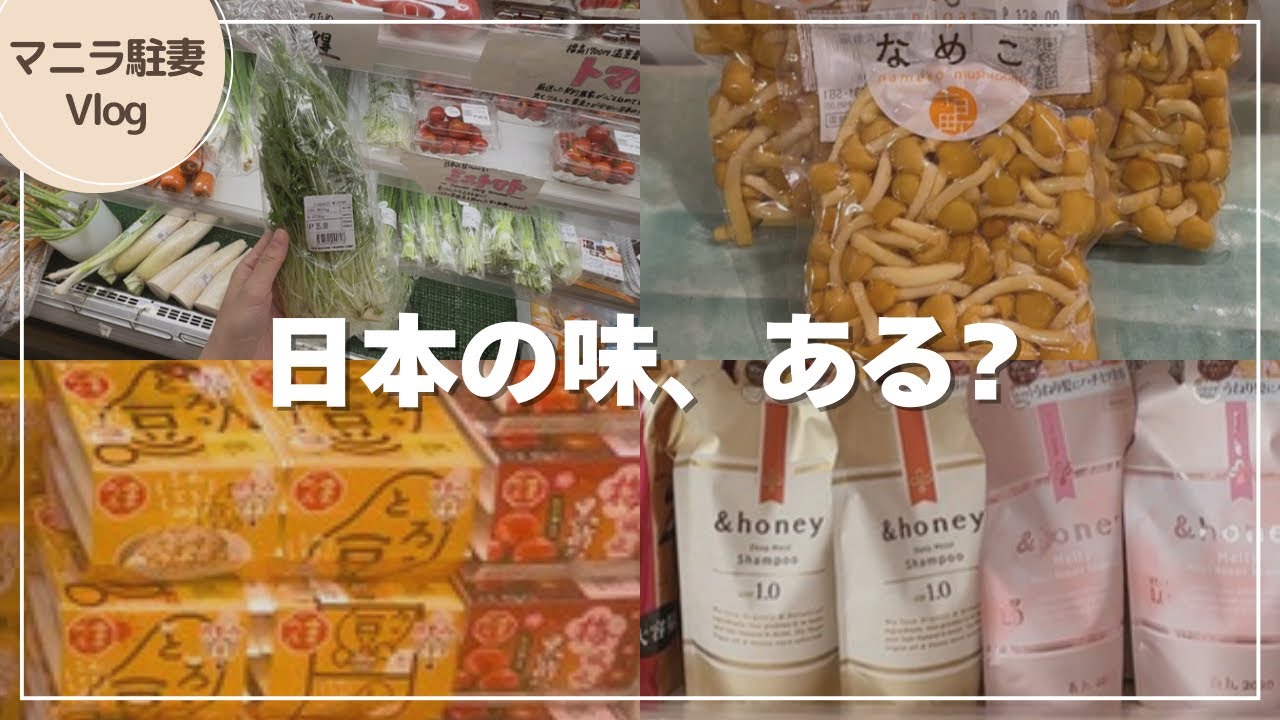 【マニラ生活】日本食材店に潜入！売っているものをチェック｜駐妻Vlog