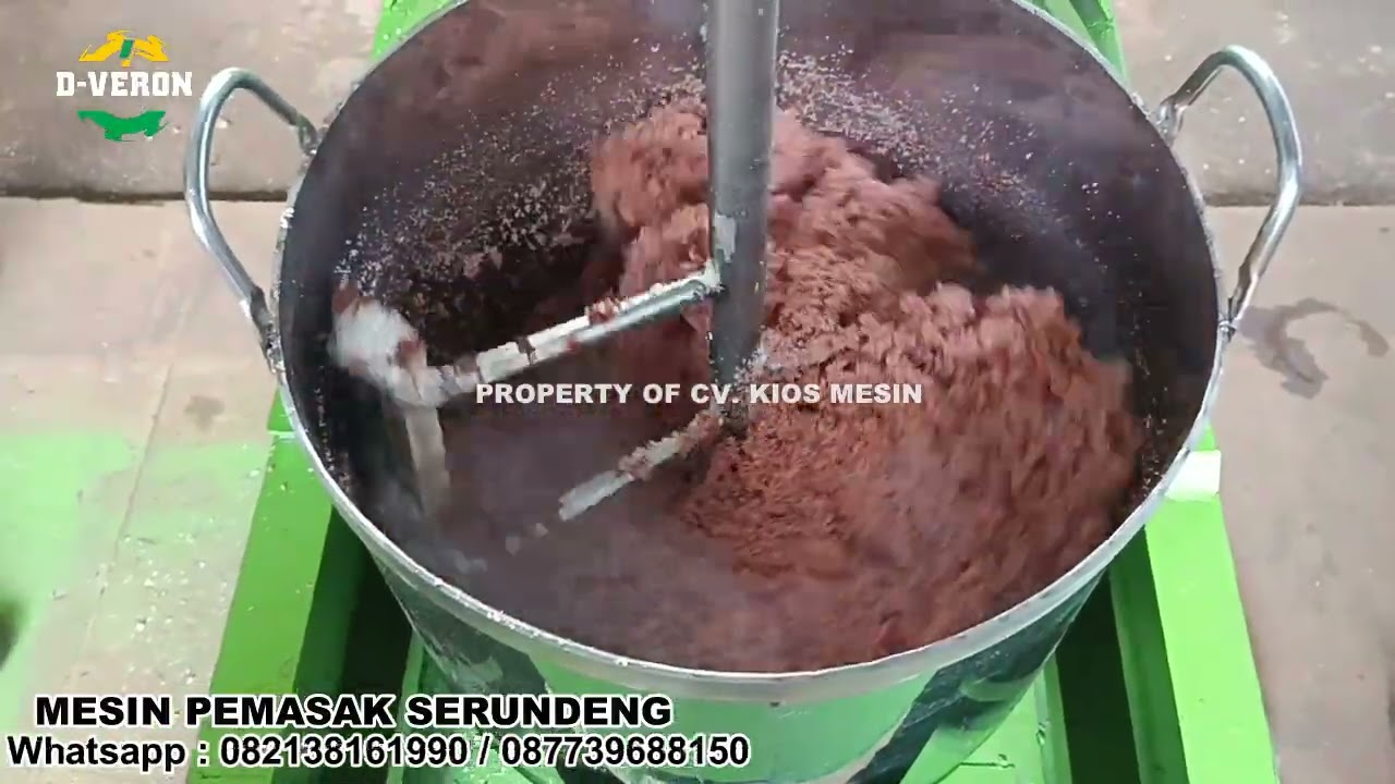 HASIL DARI PEMASAKAN SERUNDENG TIDAK GOSONG - MESIN PEMASAK SERUNDENG
