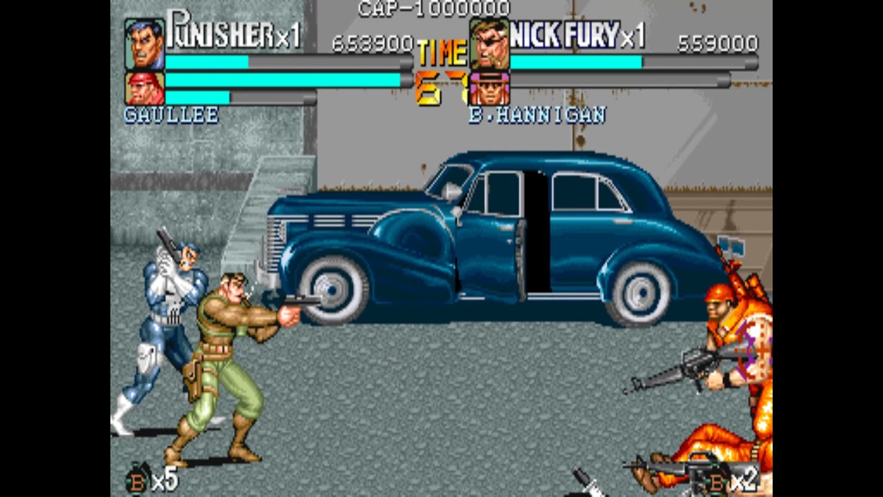 The Punisher(1cc - Hardest - 2 Players)