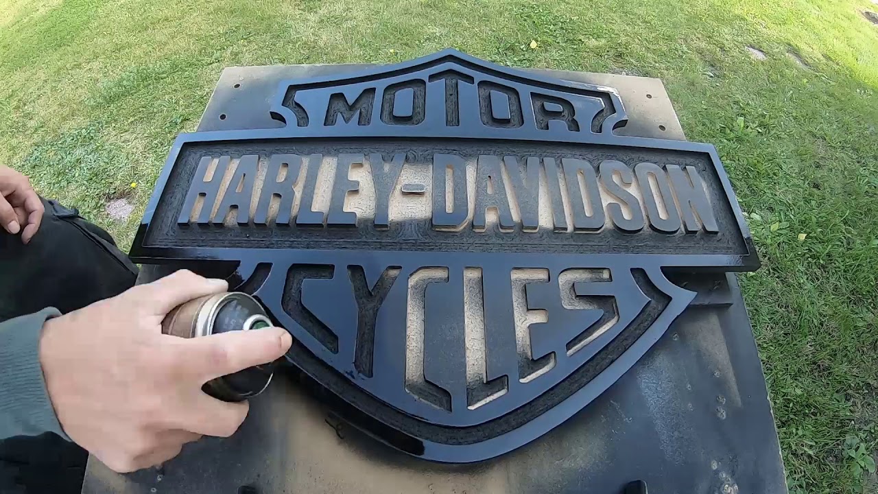 HARLEY DAVIDSON SIGN MAKING DIY