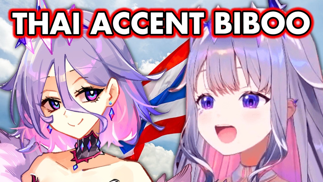 Бибу пытается подражать тайскому акценту Момсеки, и это ОЧЕНЬ мило 【Hololive EN】