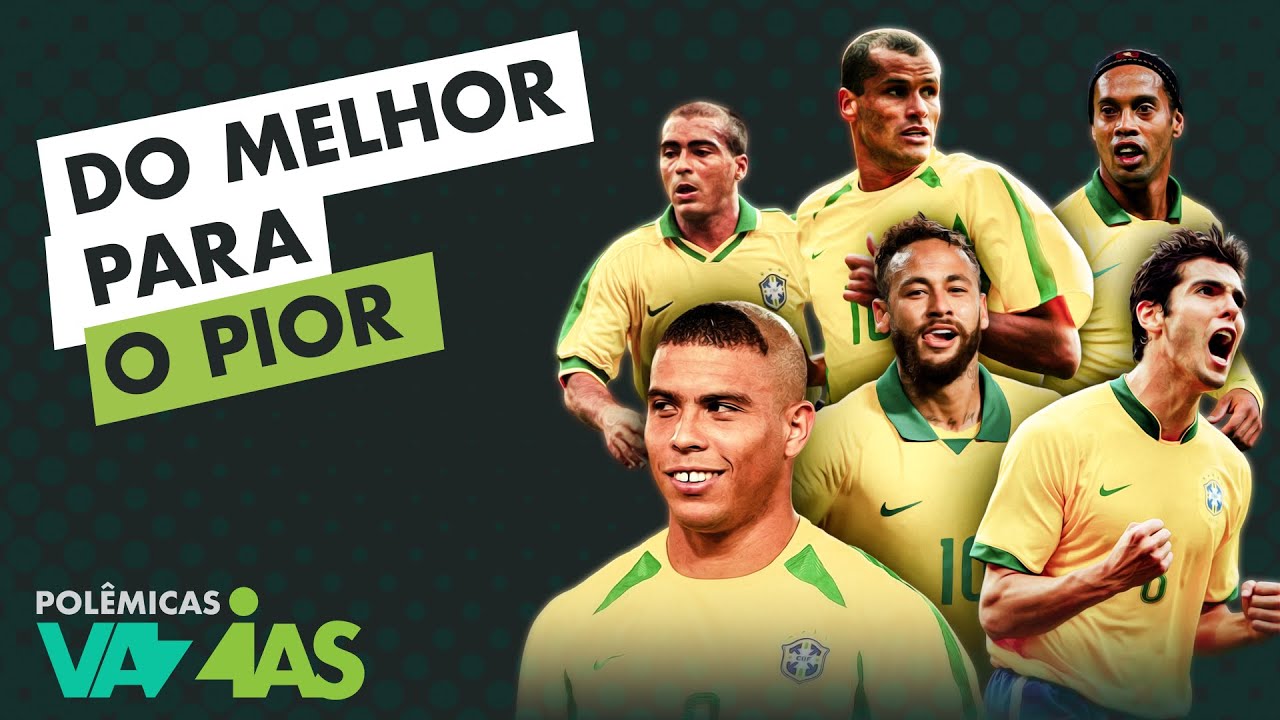 DO MELHOR PARA O PIOR: RONALDO x NEYMAR x R10 x ROMÁRIO x RIVALDO x KAKÁ - Polêmicas Vazias #304