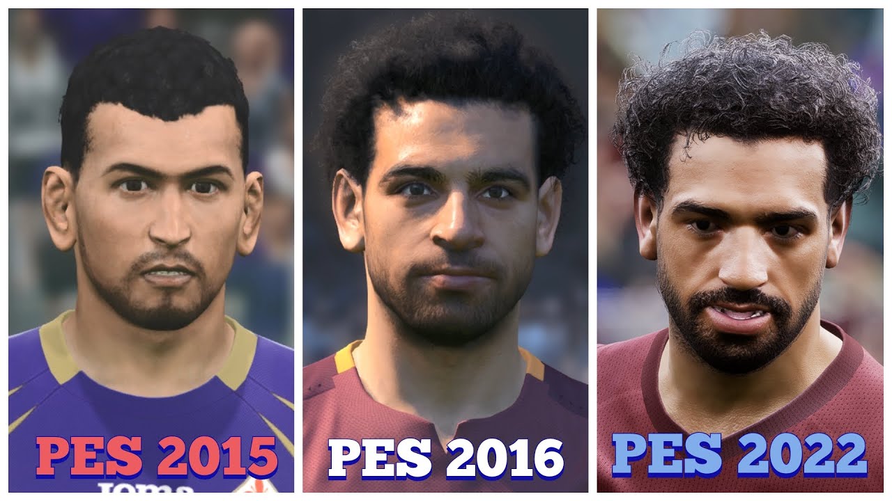 Mohamed Salah Face Evolution PES 2014 to eFootball 2022