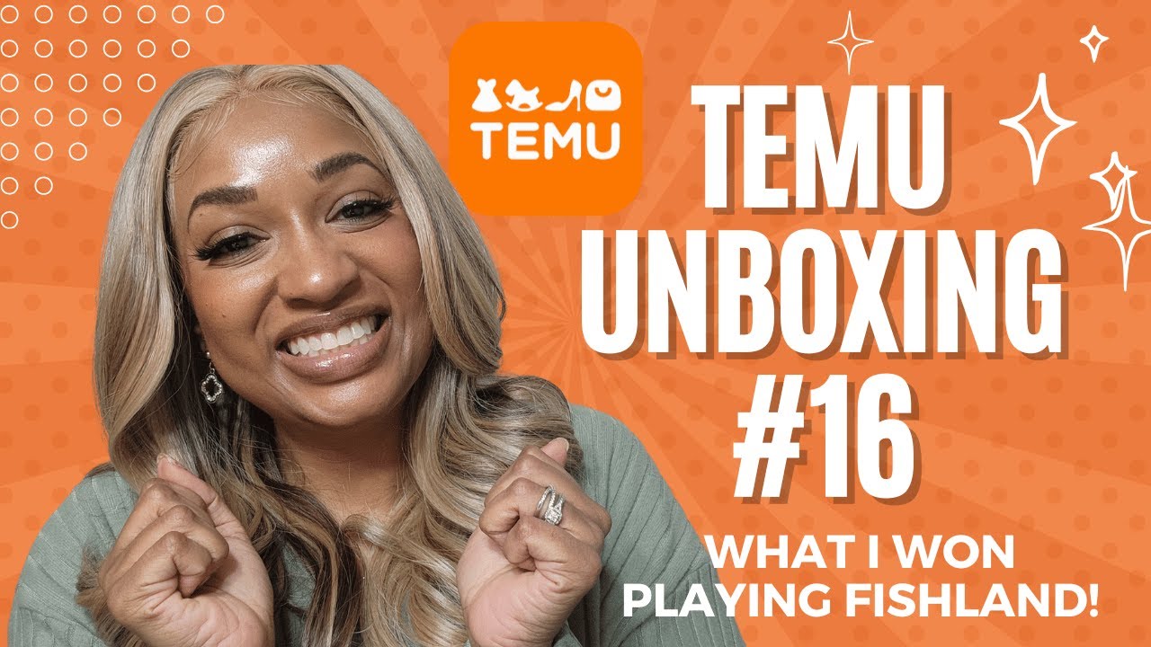 Temu Haul #16 | What I Won Playing Fishland | + Black Friday Wig Sale Details!