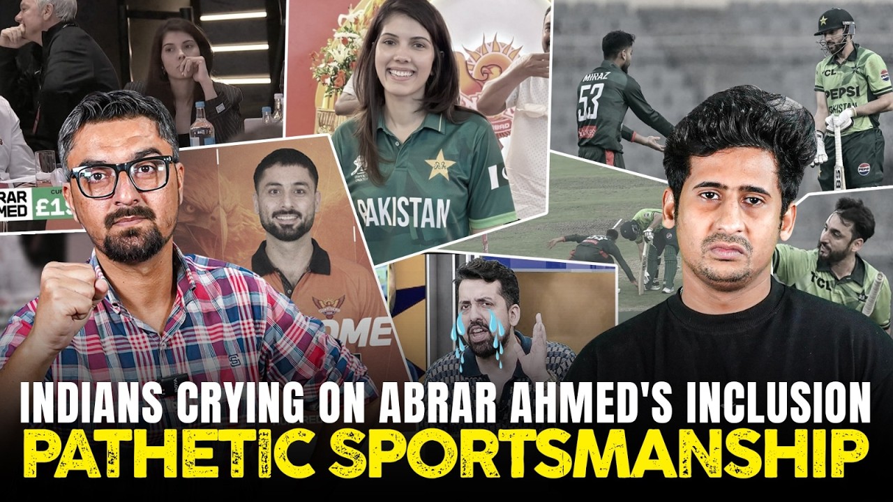 Indians crying on Abrar Ahmed's inclusion | Pathetic Sportsmanship by Mehdy Hasan Miraz