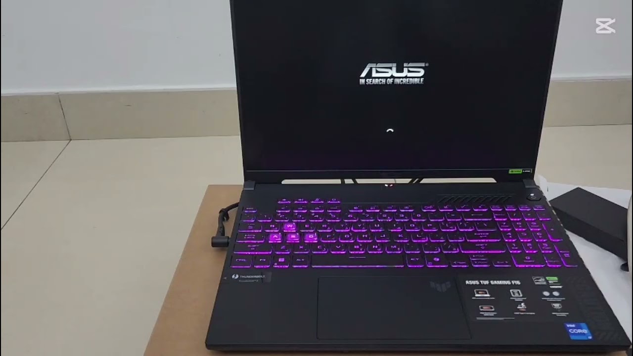 Unboxing of Laptop ASUS TUF gaming F16 intel i7 13th gen 10core 16GB RAM 1TB SSD 6GB graphics 16