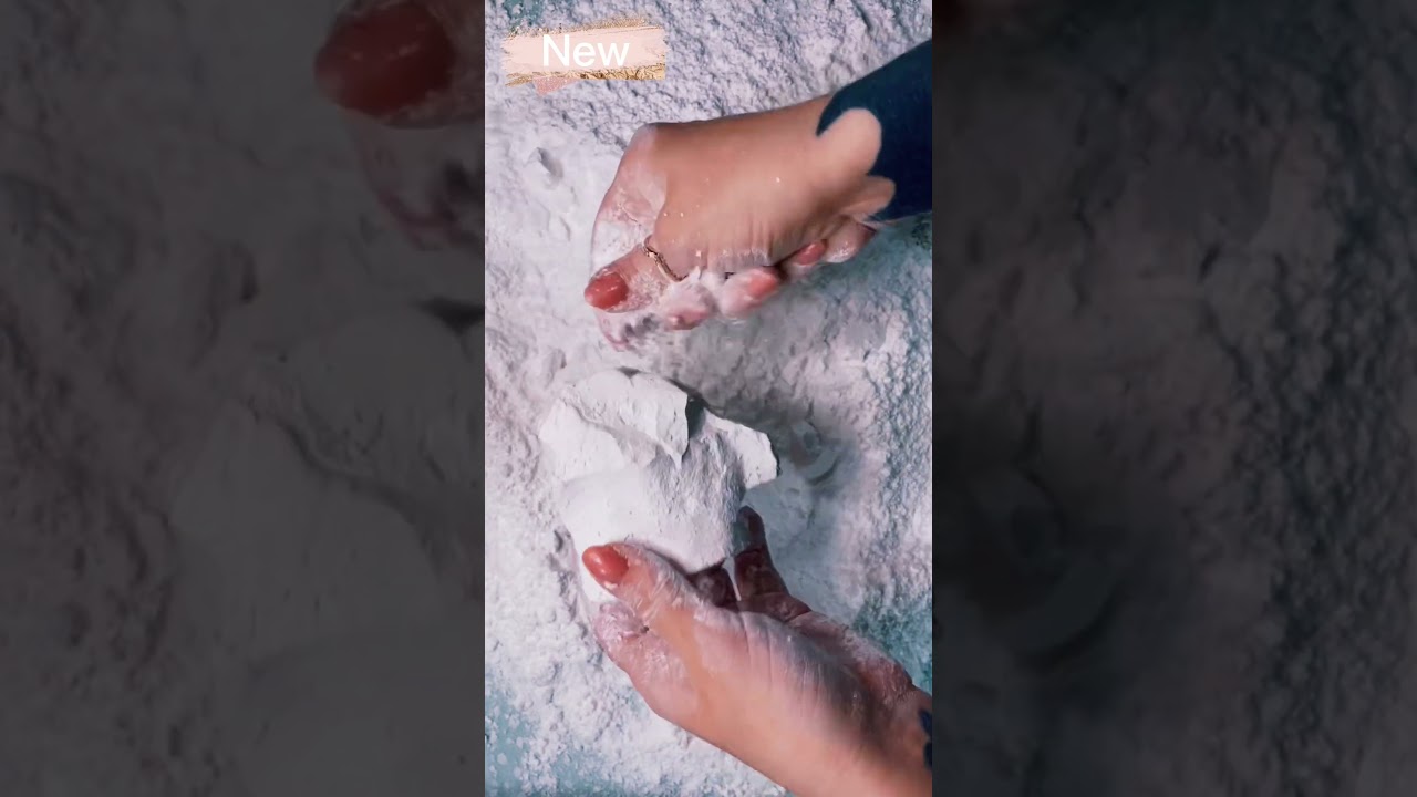 1 Gym Chalk Block crunch #asmr #satisfying #oddlysatisfying #crunchy #decompress #gymchalk