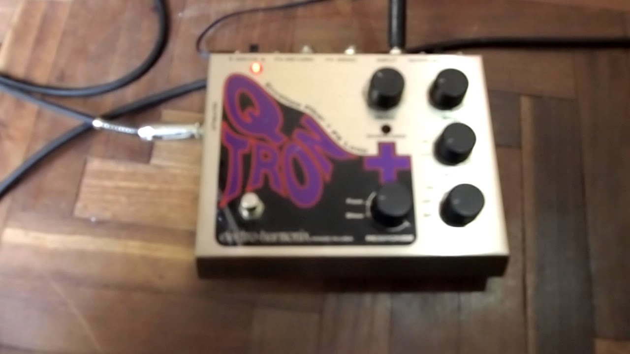 Electro Harmonix - Qtron+ (Vintage) Envelope filter + FX Loop -  test