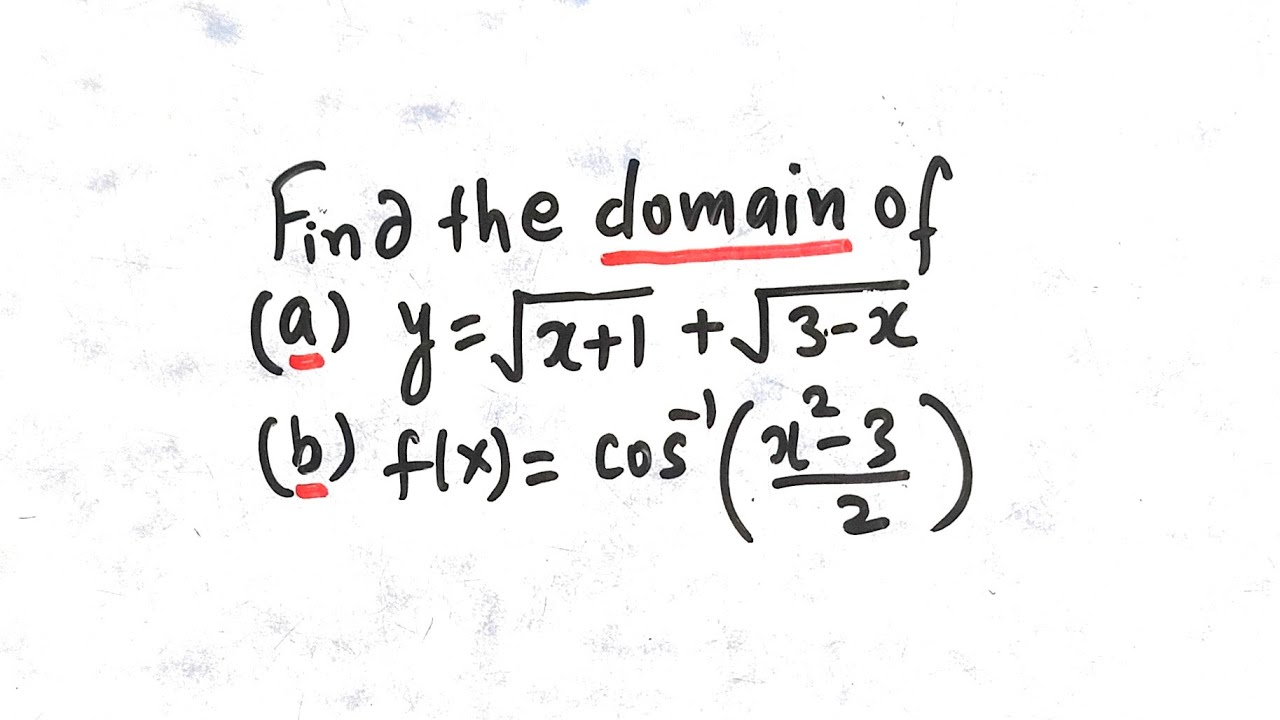 [Задачи для практики по определению области определения функций]