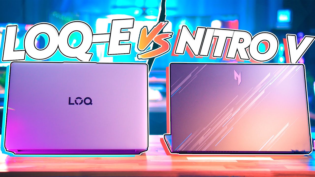 O Lenovo LOQ-E É MELHOR que o Acer NITRO V? Comparativo de ambos com a RTX 3050 6GB!