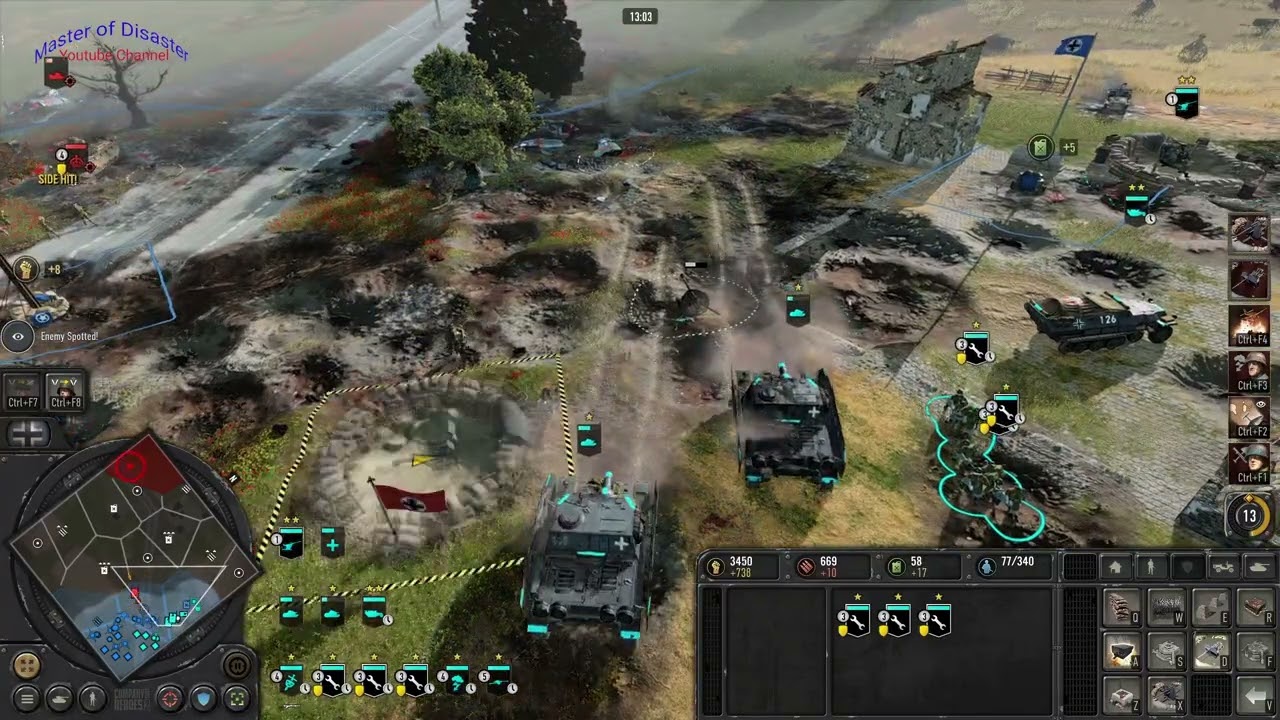 Company of Heroes 3 - Highway to Farms (2 vs 2 Ex)