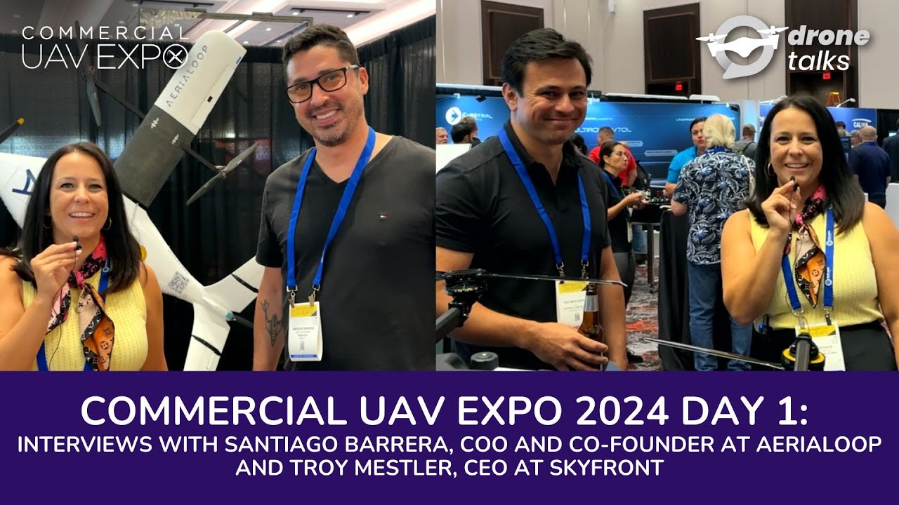 Commercial UAV Expo 2024, Las Vegas, Day 1: Interviews with Aerialoop and Skyfront