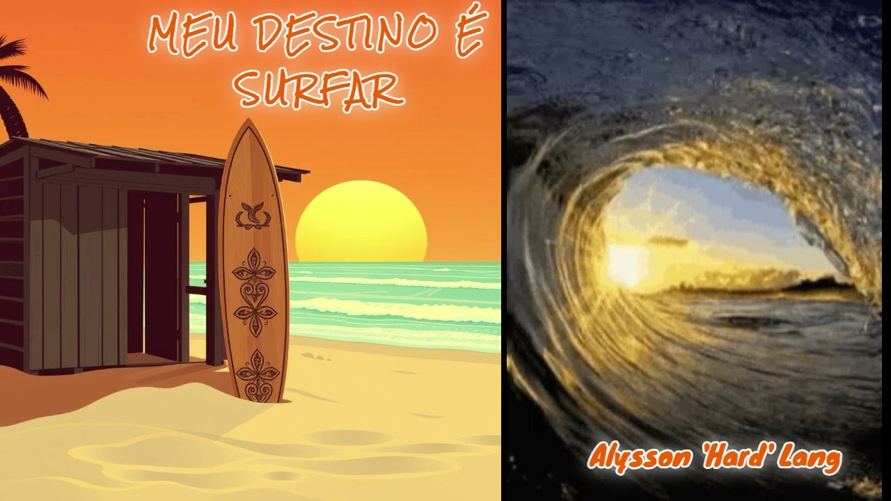 Alysson 'Hard' Lang - Meu destino é surfar #surfmusic #reggae