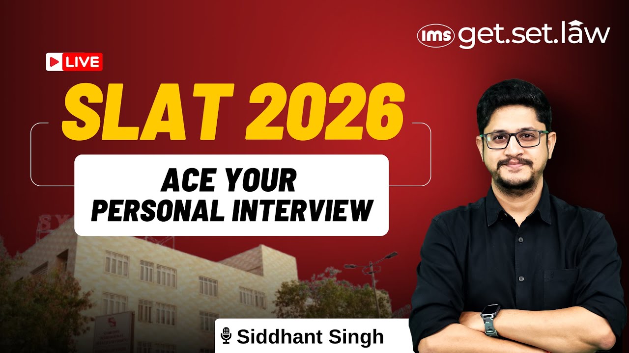 Ace SLAT 2026 Personal Interview | Live Strategy Session ft. Siddhant Singh