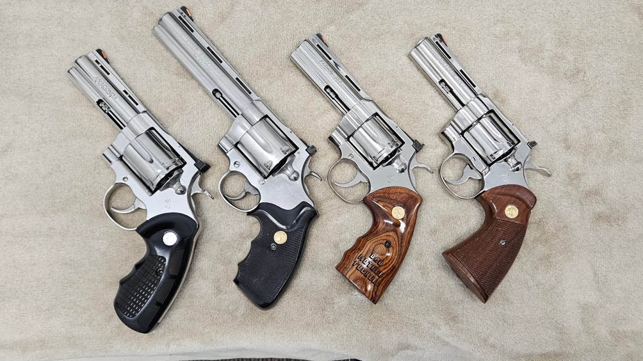 Colt Revolvers. Are old ones better than new ones? Anaconda / Python