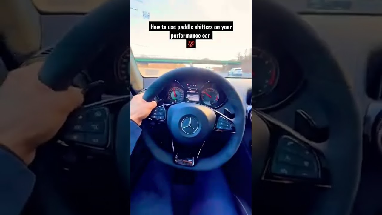 How to use paddle shifters 101 #AMG #Shorts #
