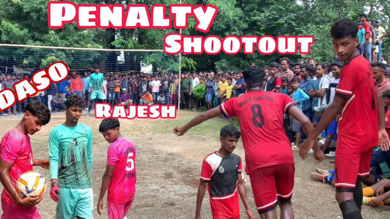 ￼￼ Praveen Fc Potka Vs Black Shooter  At-TIRILDIH  penalty Shootout 25/08/ 2025￼ #newvlog#football 