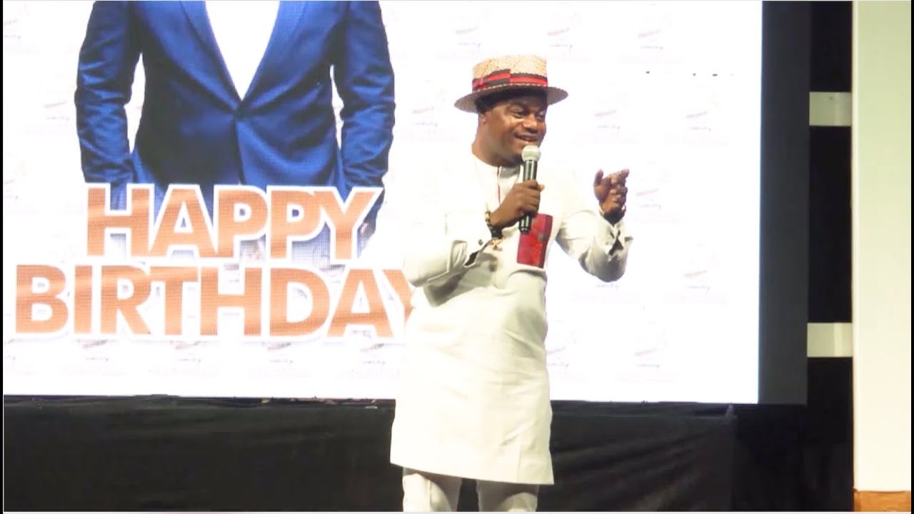 Mc Pashun Aka Titus cracks the crowd at my Birthday