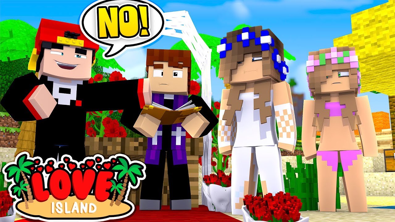 Minecraft LOVE ISLAND - ROPO TROLLS LITTLE CARLY ON THERE WEDDING DAY!!!