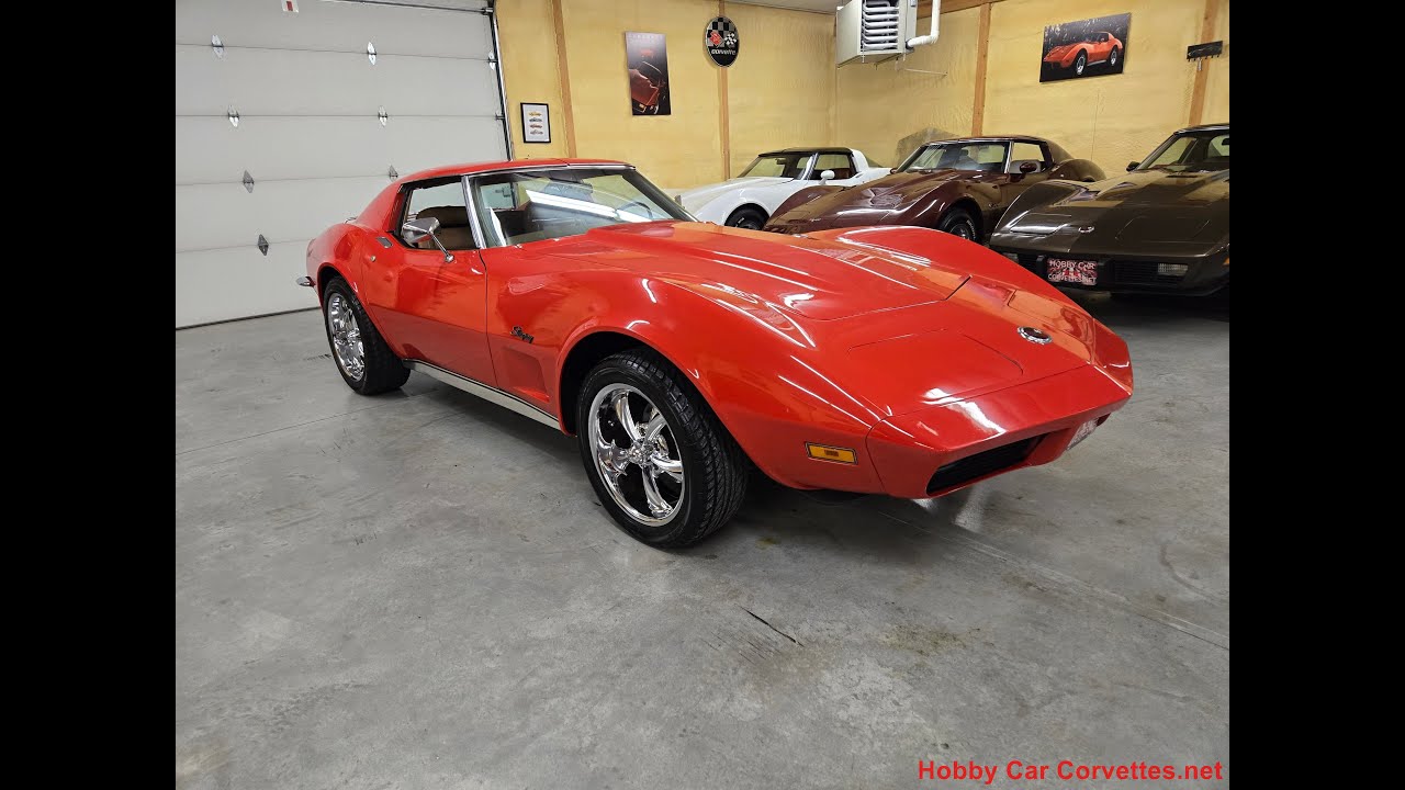 1973 Red Corvette 4spd For Sale