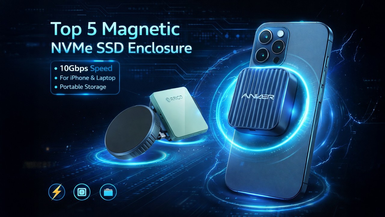 Best Magnetic M.2 NVMe SSD Enclosure 2026 | Top 5 Picks