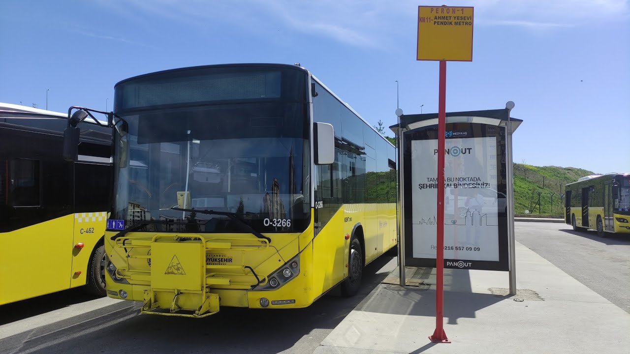 İETT | KM11 ile Pendik Köprüsü - Aydınlı TOKİ Arası Otobüsle Seyahat
