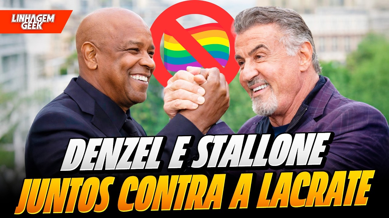 DENZEL WASHINGTON E STALLONE CRIAM ESTÚDIO ANTI-LACRAÇÃO!