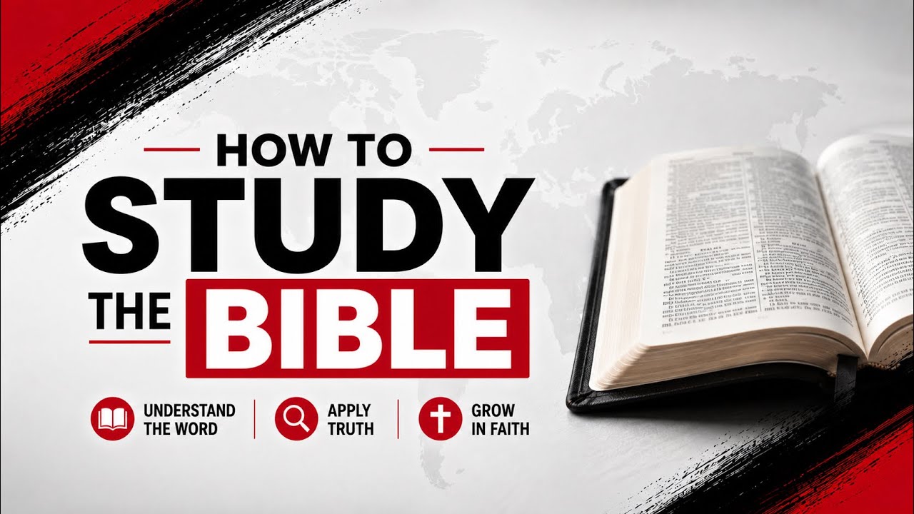 HOW TO STUDY THE BIBLE & TRANSFORM YOUR LIFE| Bible Study Tutorial