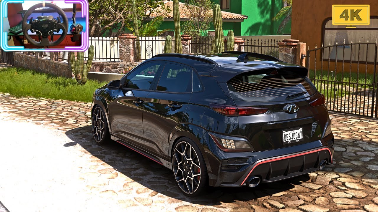 Drift SUV Hyundai Kona N 2022 - Forza Horizon 5 / Moza R3 Steering Wheel / 4K Gameplay