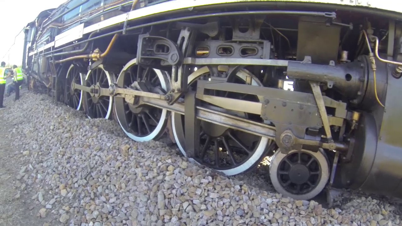 Steam locomotive derailment - Cullinan 21 March 2017