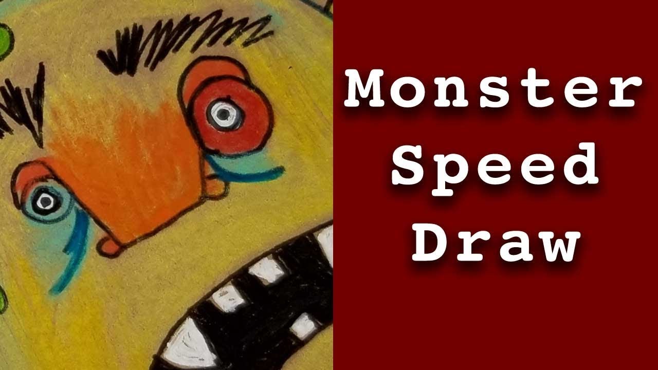 Monster Speed Drawing
