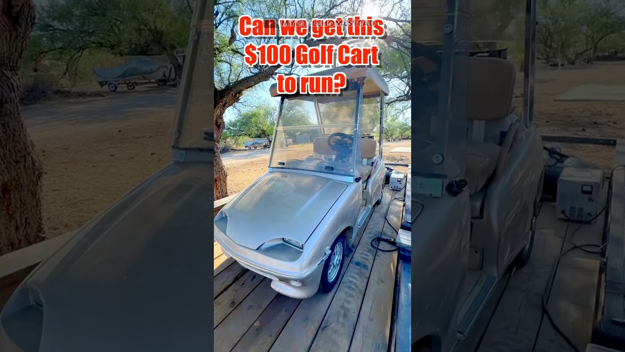Can We Get this $100 Golf Cart to Run?