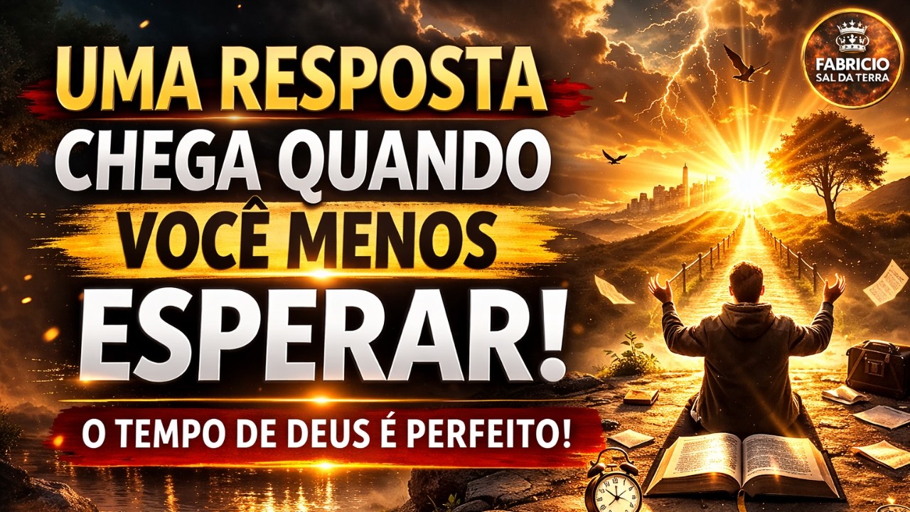 DEUS MANDOU TE DIZER HOJE O SILÊNCIO ESTÁ PREPARANDO SUA VIRADA
