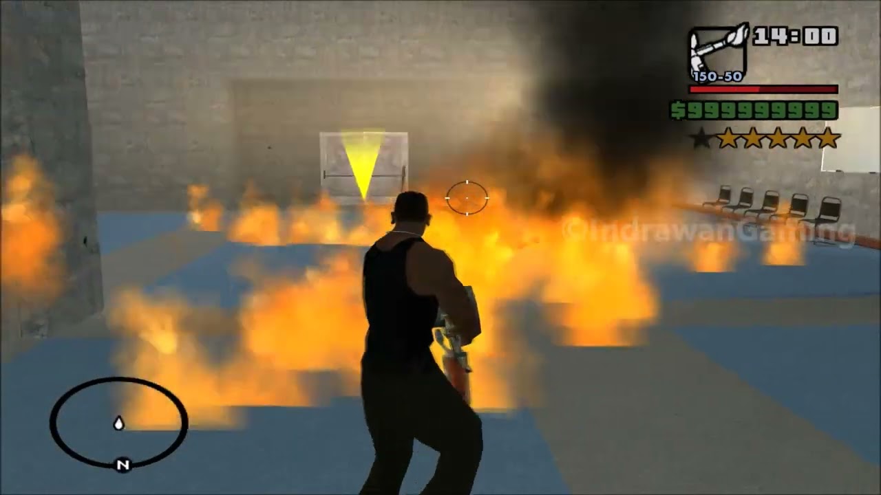 GTA San Andreas - CJ Cooks Everyone in LVPD HQ #1