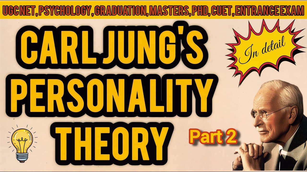 Carl Jung Personality Theory| Analytical Psychology| Psychological Types, Individuation| Part 2