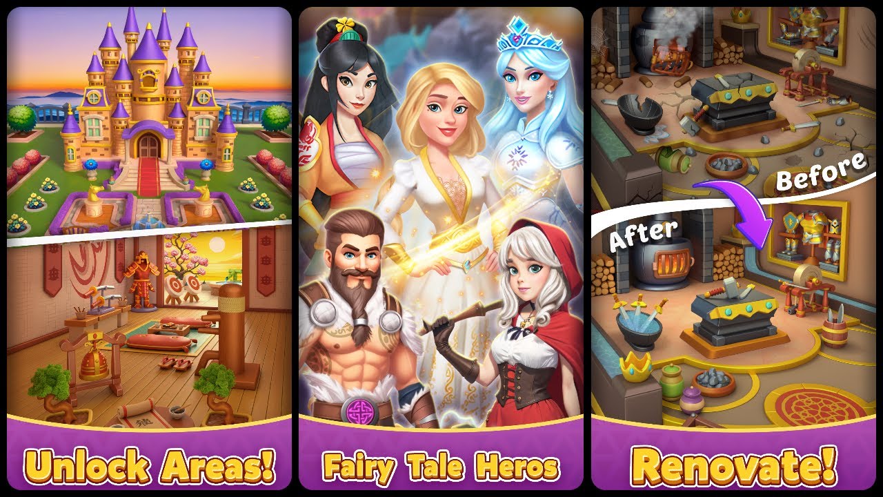 Once Upon a Merge Gameplay Android