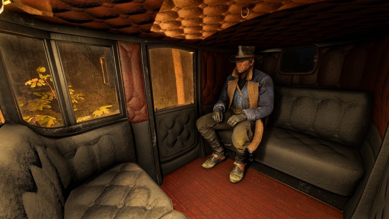 Arthur Morgan's Rainy Night Ride | RDR2 ASMR | Carriage POV in Thunderstorm (ASMR Ambience