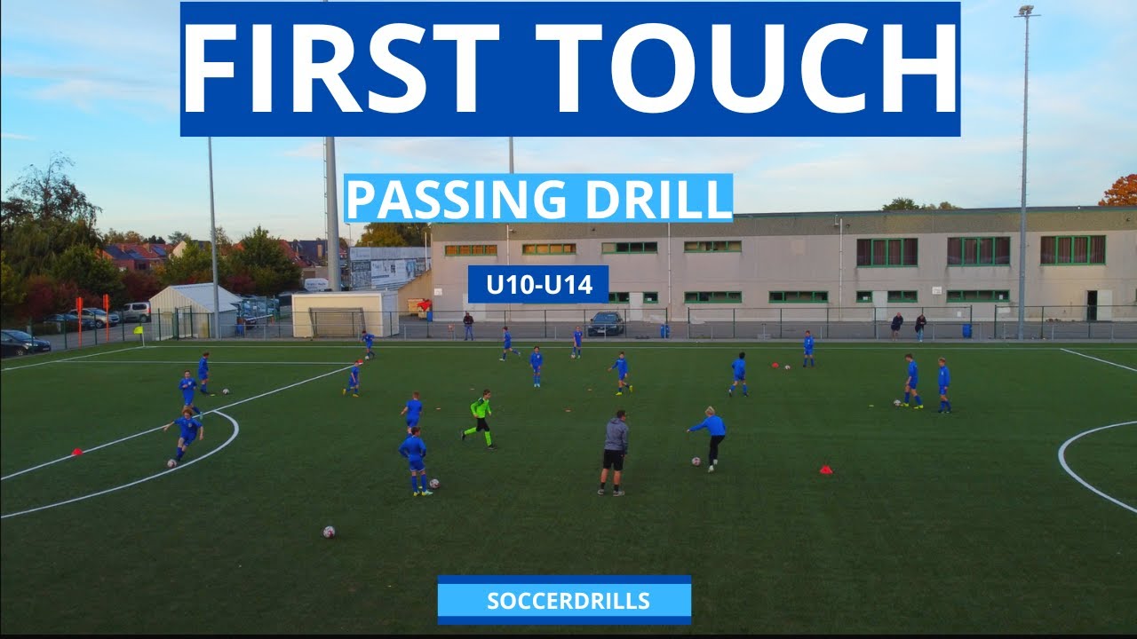 First Touch/Receiving - Passing Drill U10-U14