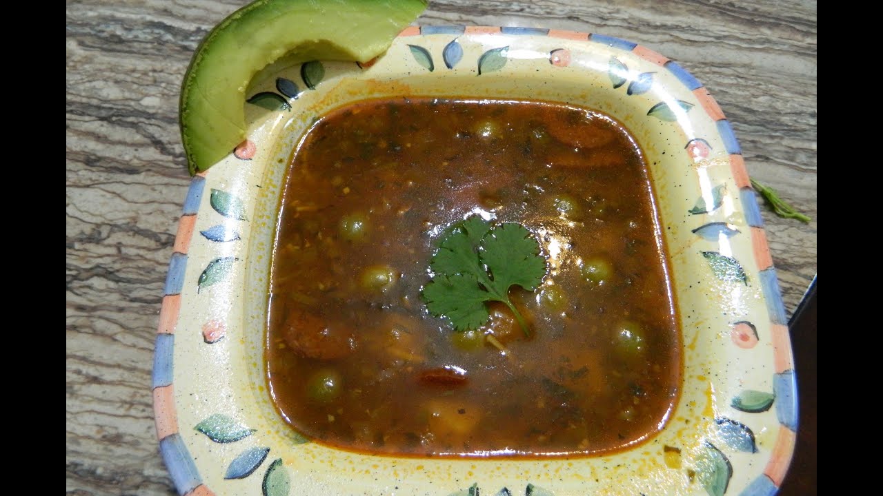 How to make Boricua style Sopa de Salchichon