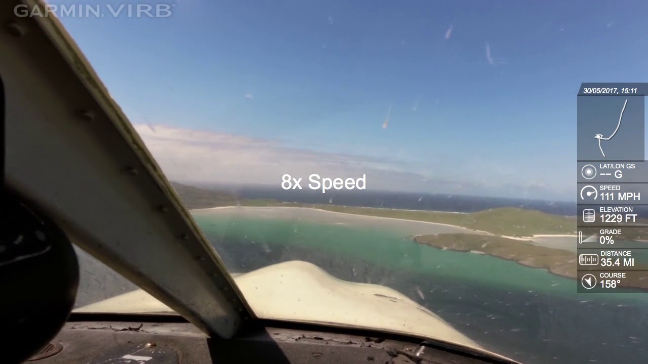 Barra Beach Approach and Landing