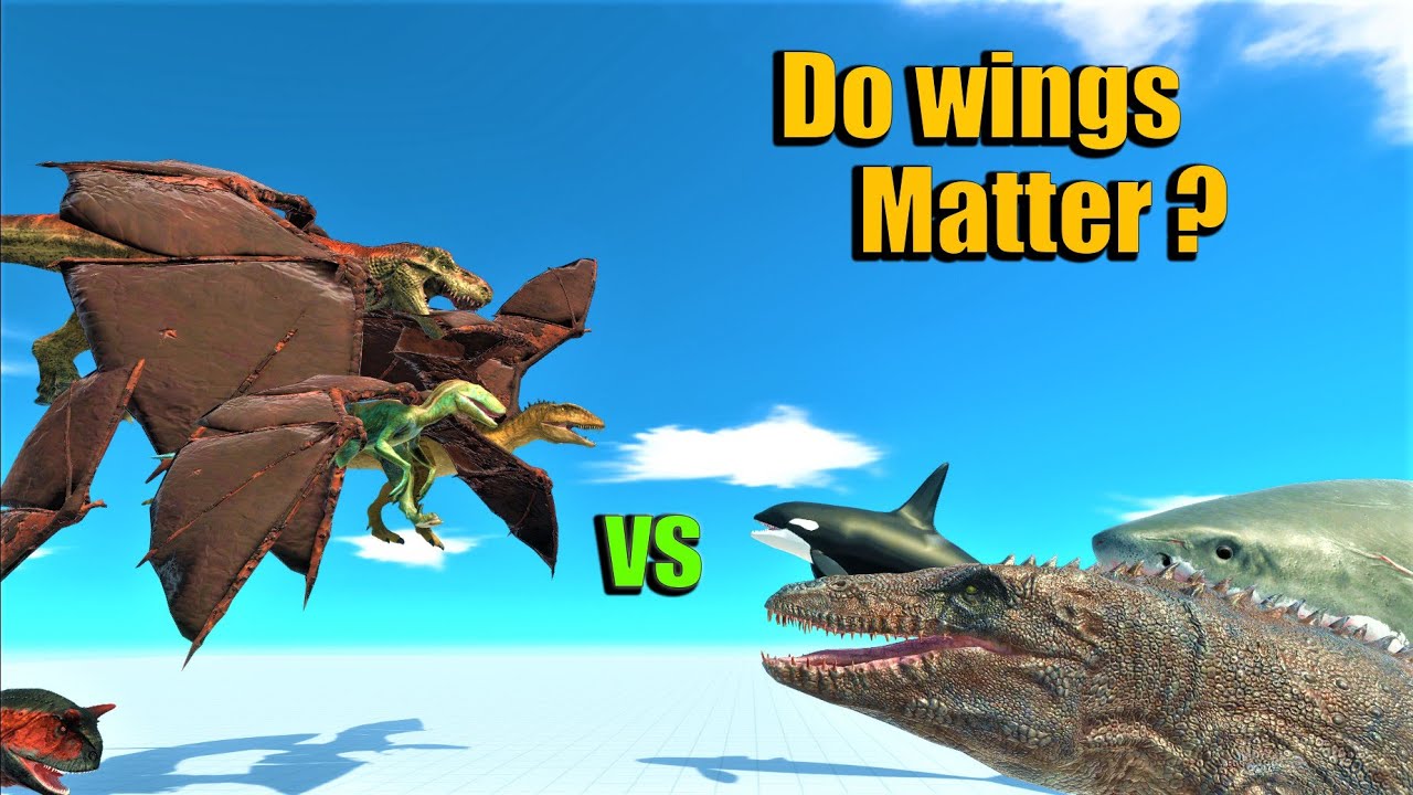 Winged Factions vs aquatics ARBS animal revolt battle simulator