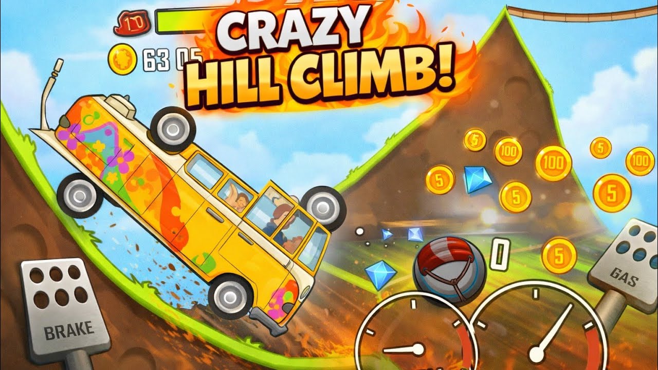 Hill Climb Racing – Can This Car Survive? | No Commentary