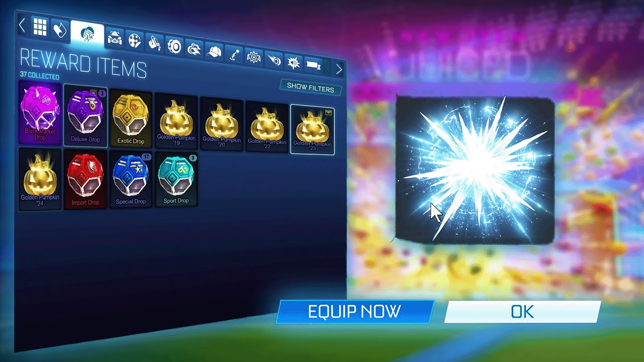 Opening ALL My Rocket League Drops!
