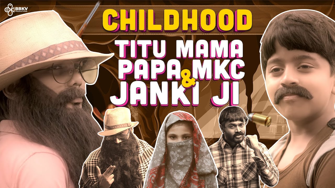 Papa MKC aur Titu Mama ka Bachpan! | Dhindora BTS | BBKV Productions @BBKiVines