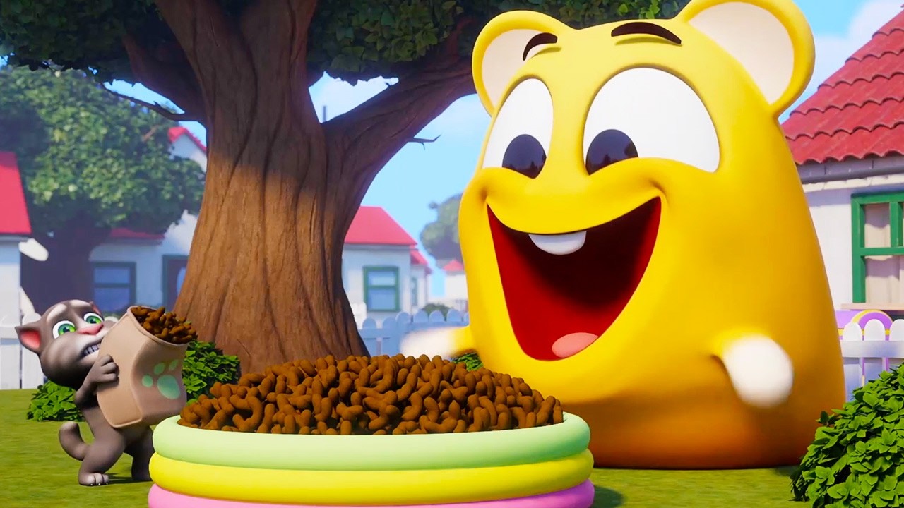 Talking Tom 🐱 Mi amigo el gigante comelón 🔥 Super Toons TV - Dibujos animados en Español