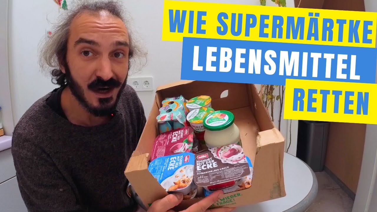 Wie Supermärkte Lebensmittel retten