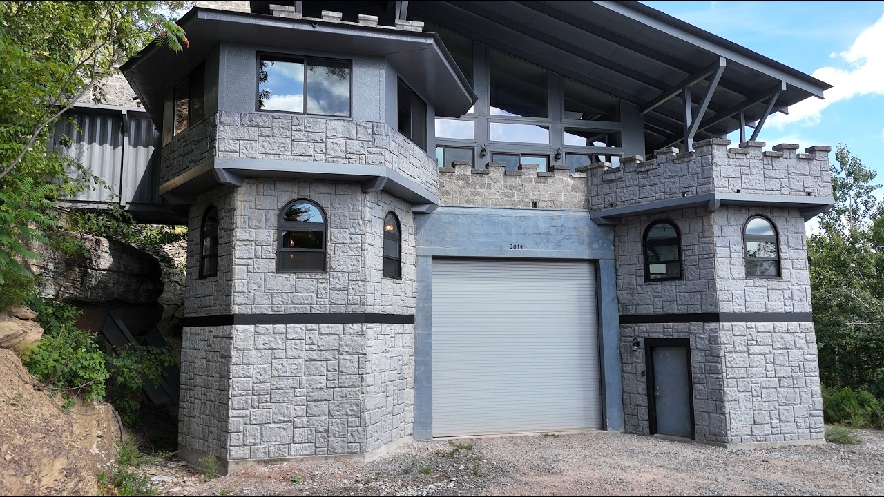 Finishing steel castle walls and soffits